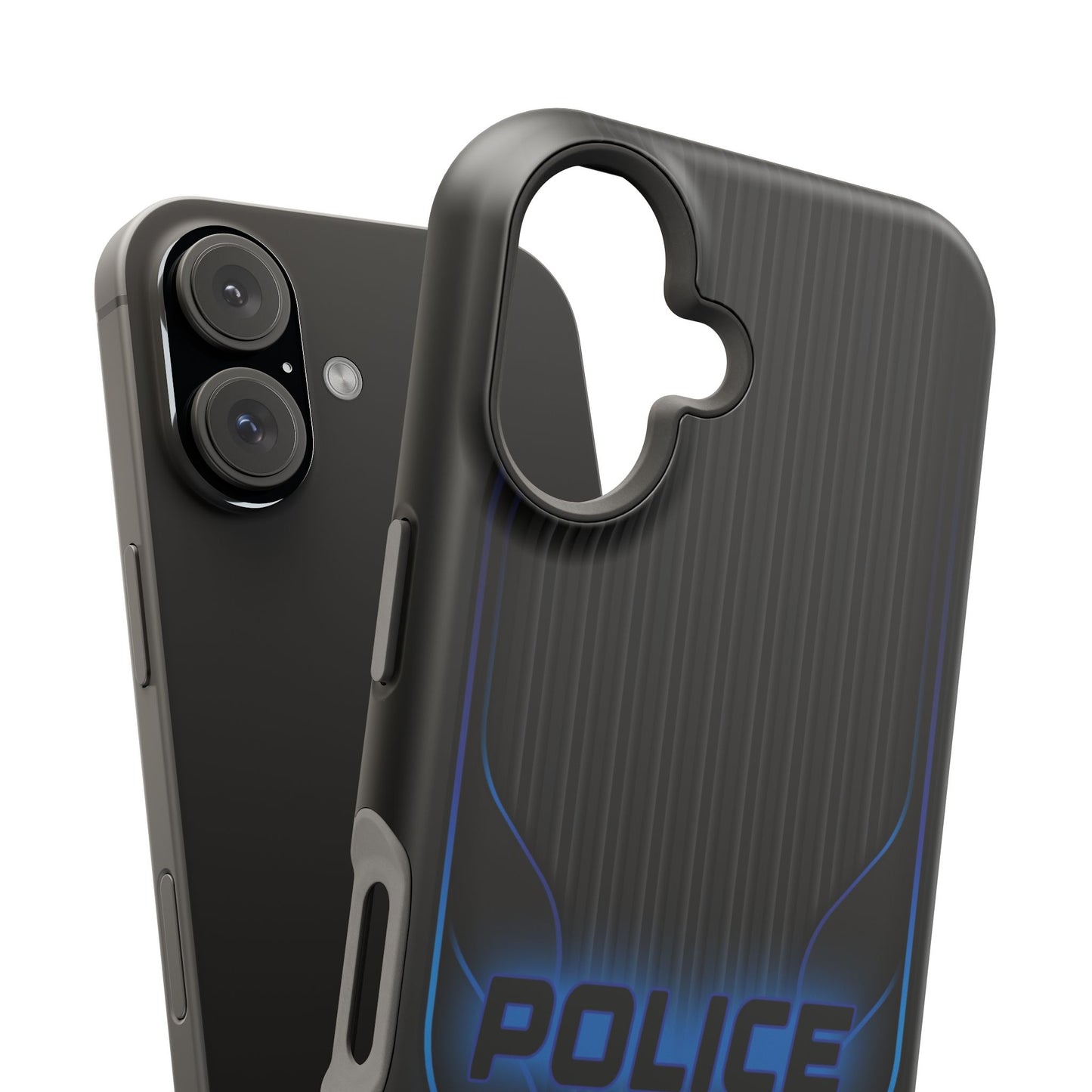 Police Magnetic Phone Cases, Blue Light