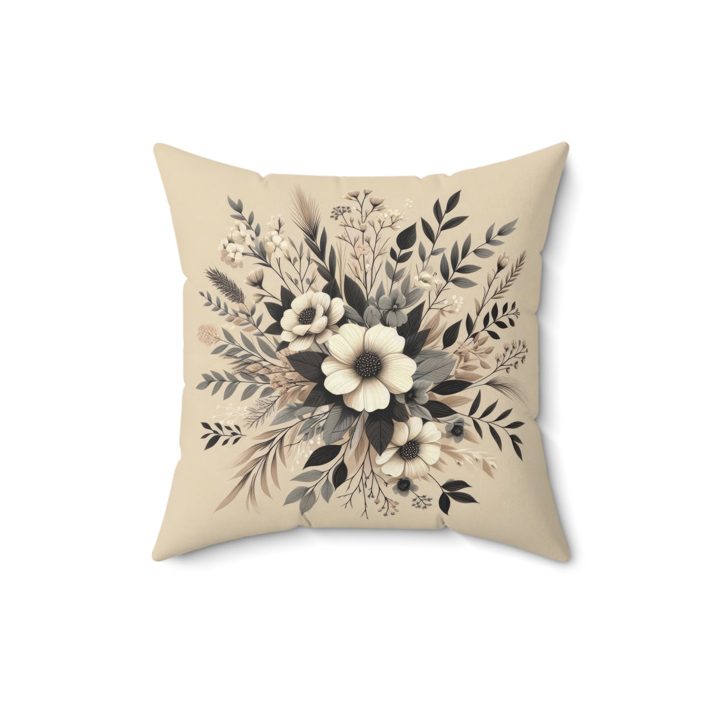 Autumn's Embrace Spun Polyester Square Pillow