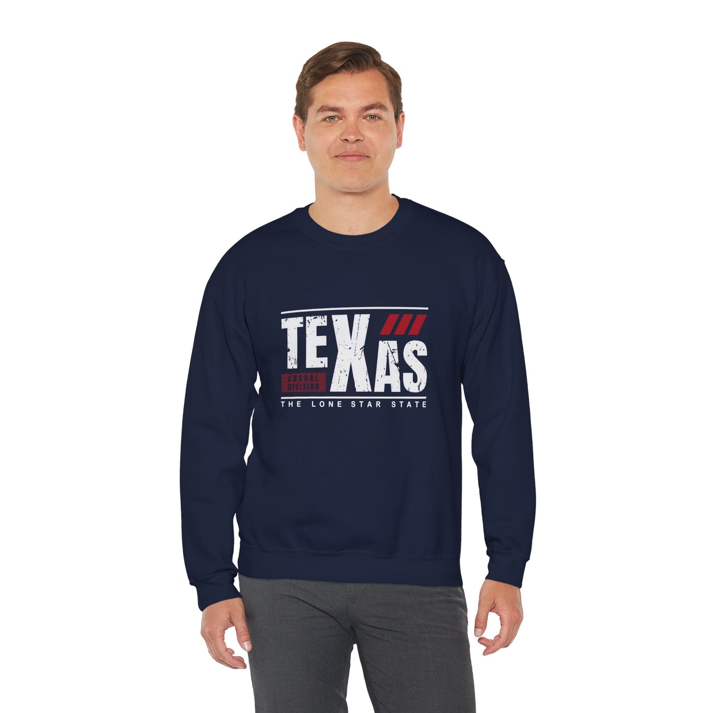 Texas Pride Unisex Heavy Blend™ Crewneck Sweatshirt - The Lone Star State