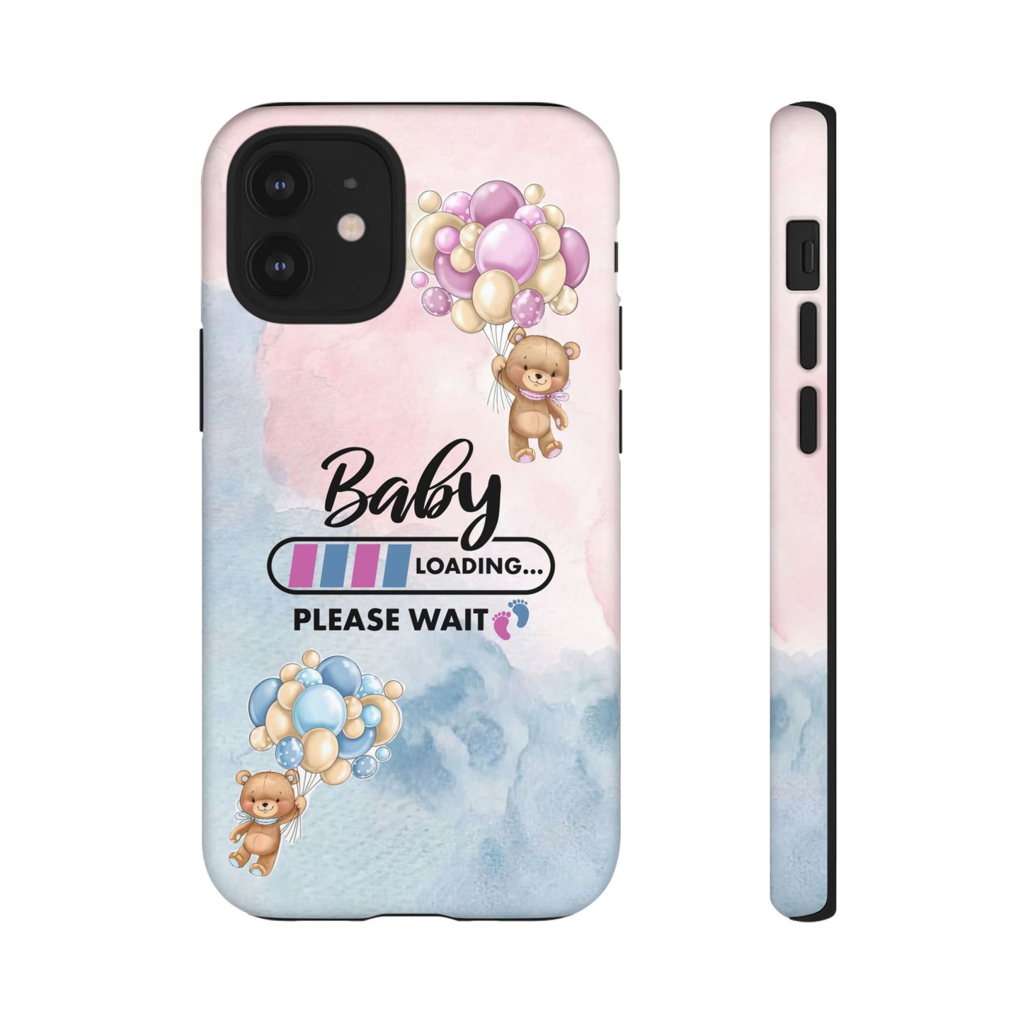 Cute Baby Loading Phone Case for iPhone - Maternity Cover for Pregnancy Reveal or Baby Shower