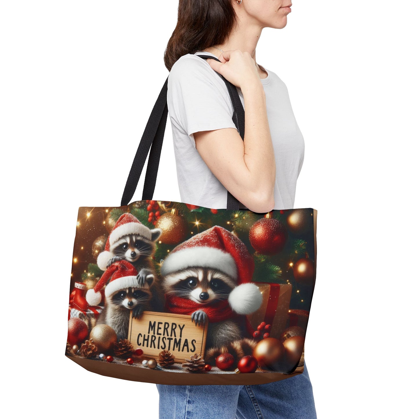 Festive Fur Family Joy Tote Bag