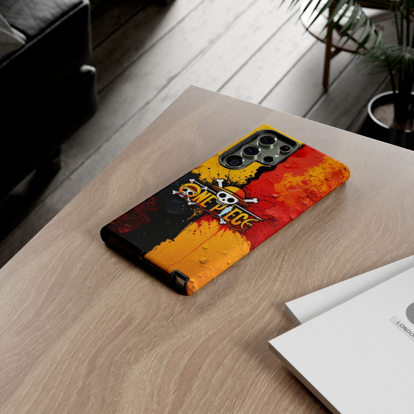 One Piece Samsung Tough Phone Case, Anime Vibrant Design