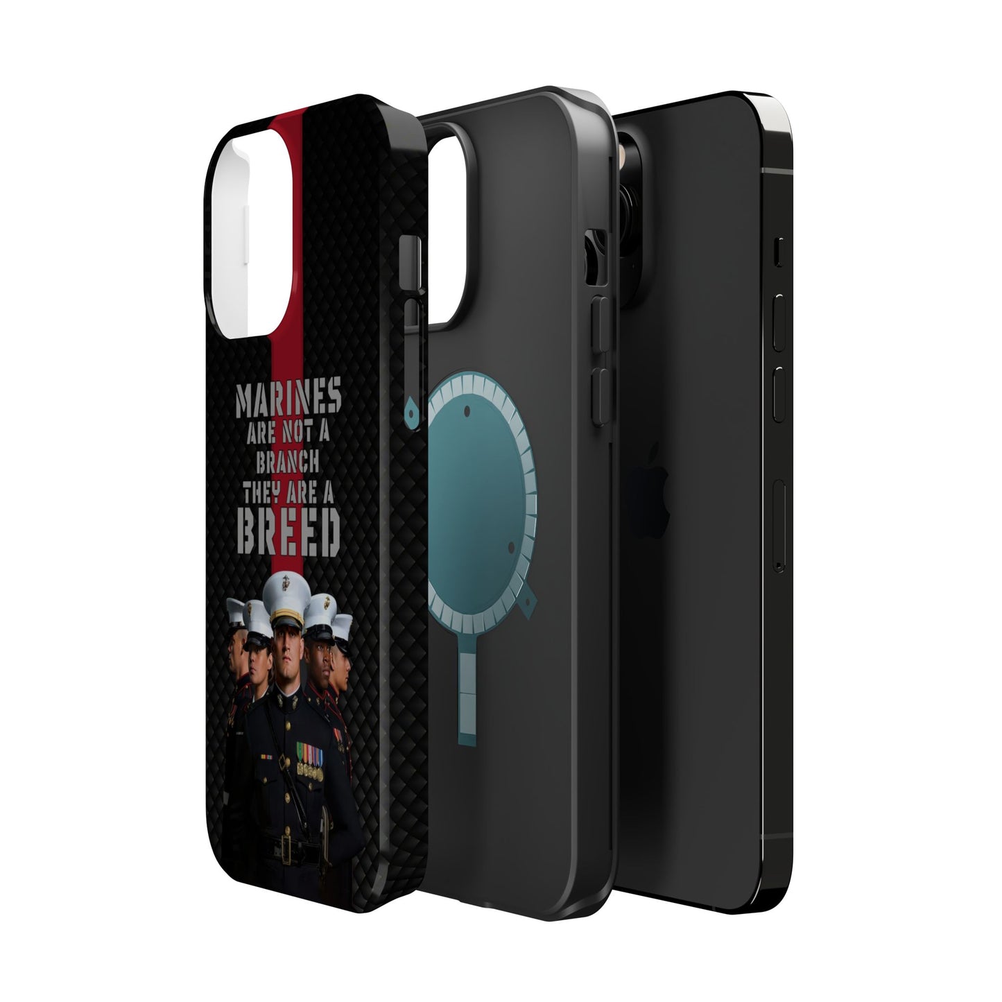Marines Magnetic Tough Case - "Not a Branch, a Breed" Military iPhone Cover