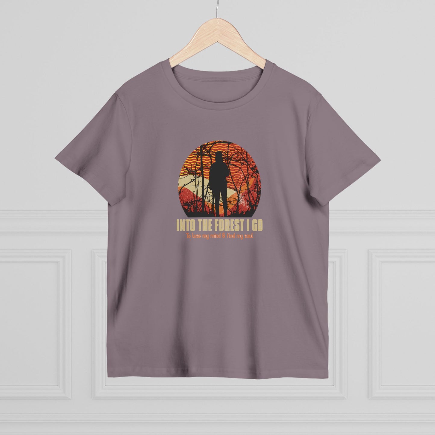 Into The Forest I Go Women’s Maple Tee