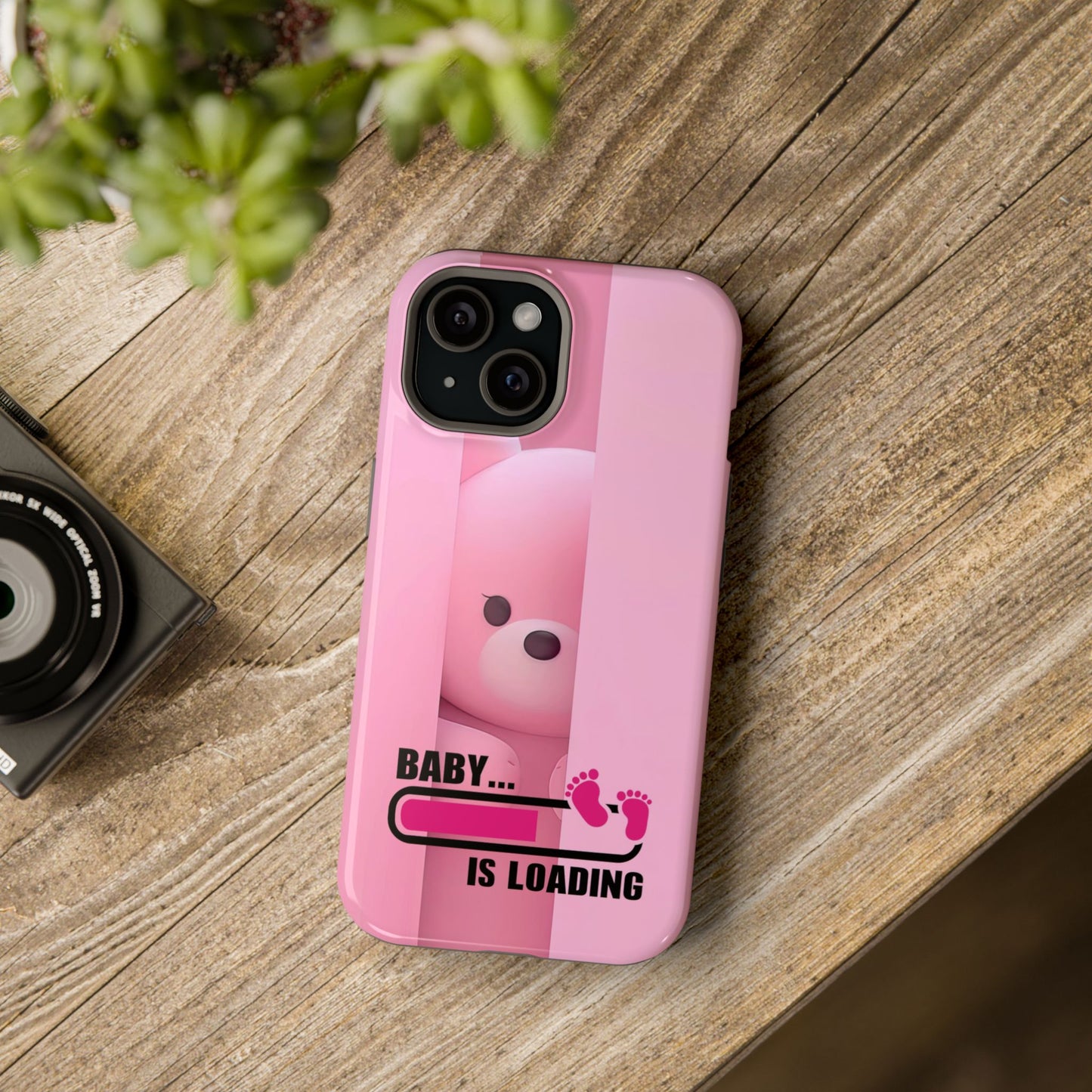 Cute Baby Loading Magnetic Phone Case, Expecting Parents Gift