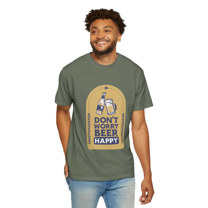 Beer Happy Unisex T-shirt - Funny Beer Tee