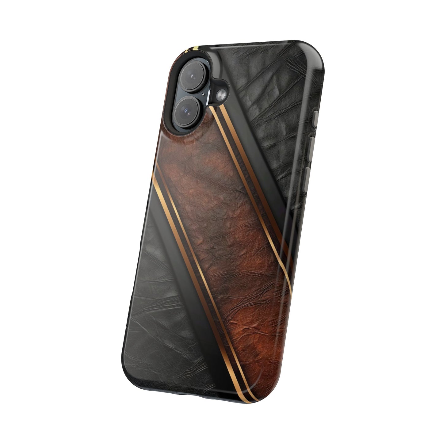 Stylish Leather Texture Magnetic Tough Cases