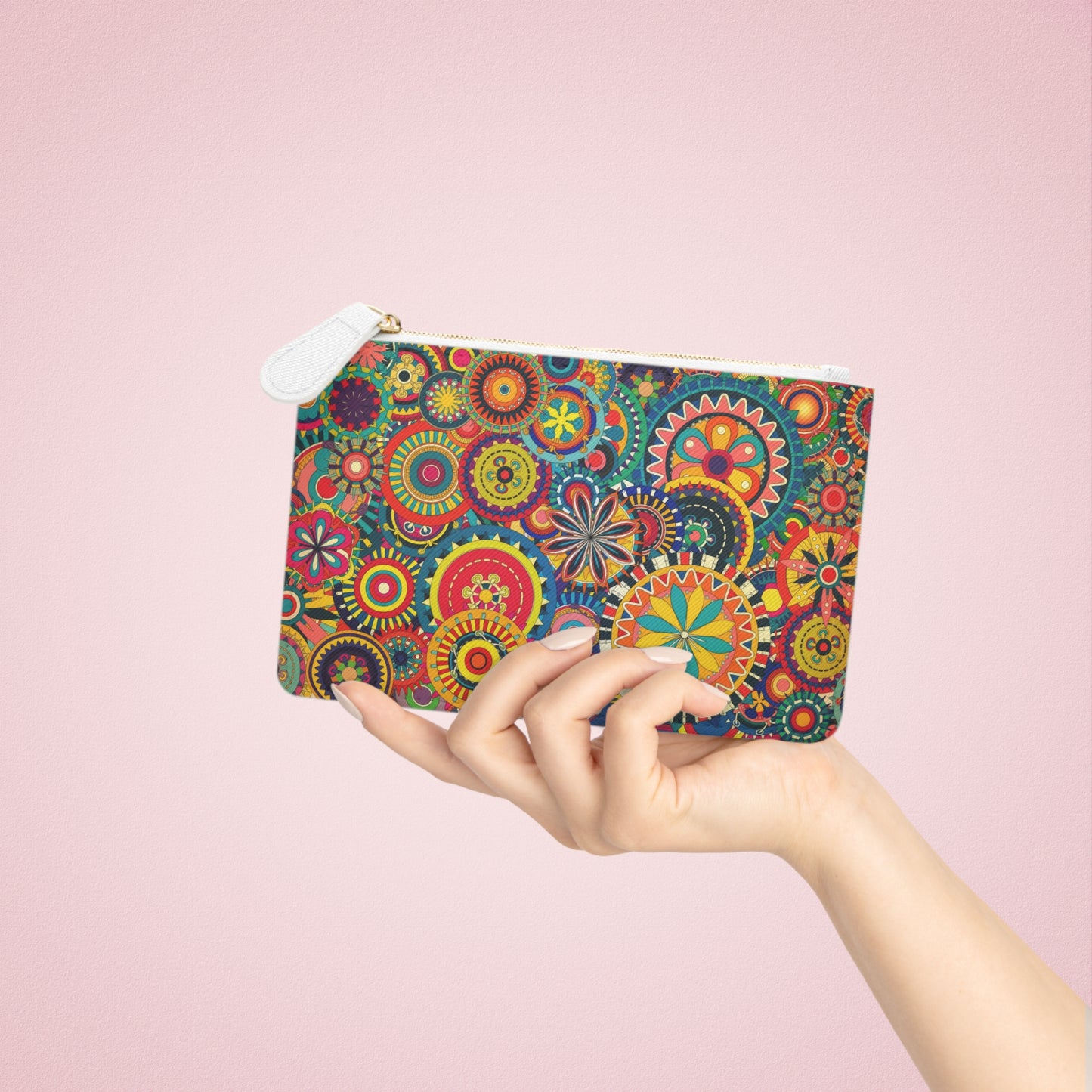 Mandala Pop  Mini Clutch Bag