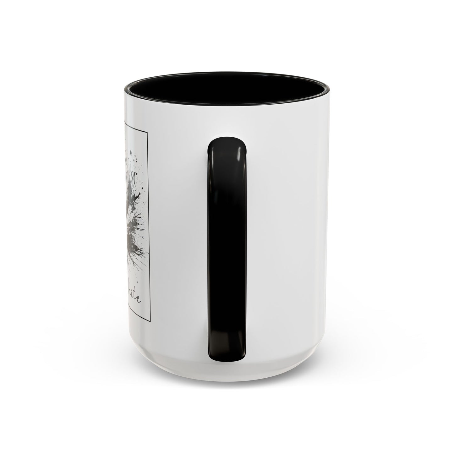 Black & White Swans Accent Coffee Mug (11, 15oz)