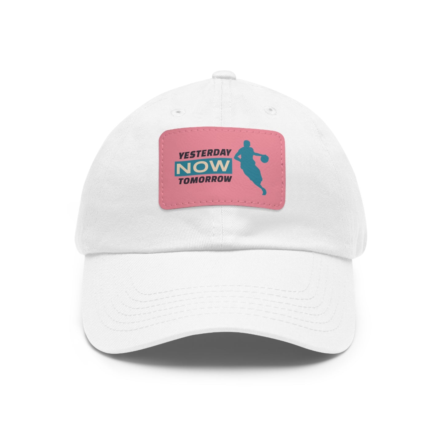 Yesterday Now Tomorrow Dad Hat with Leather Patch (Rectangle)