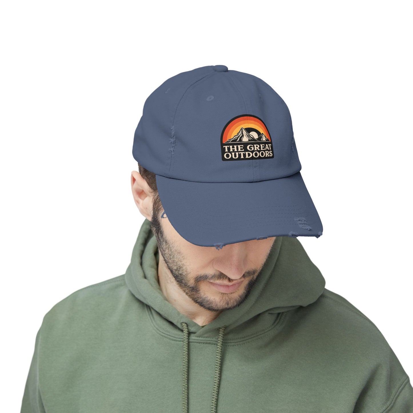 The Great Outdoors Unisex Distressed Cap