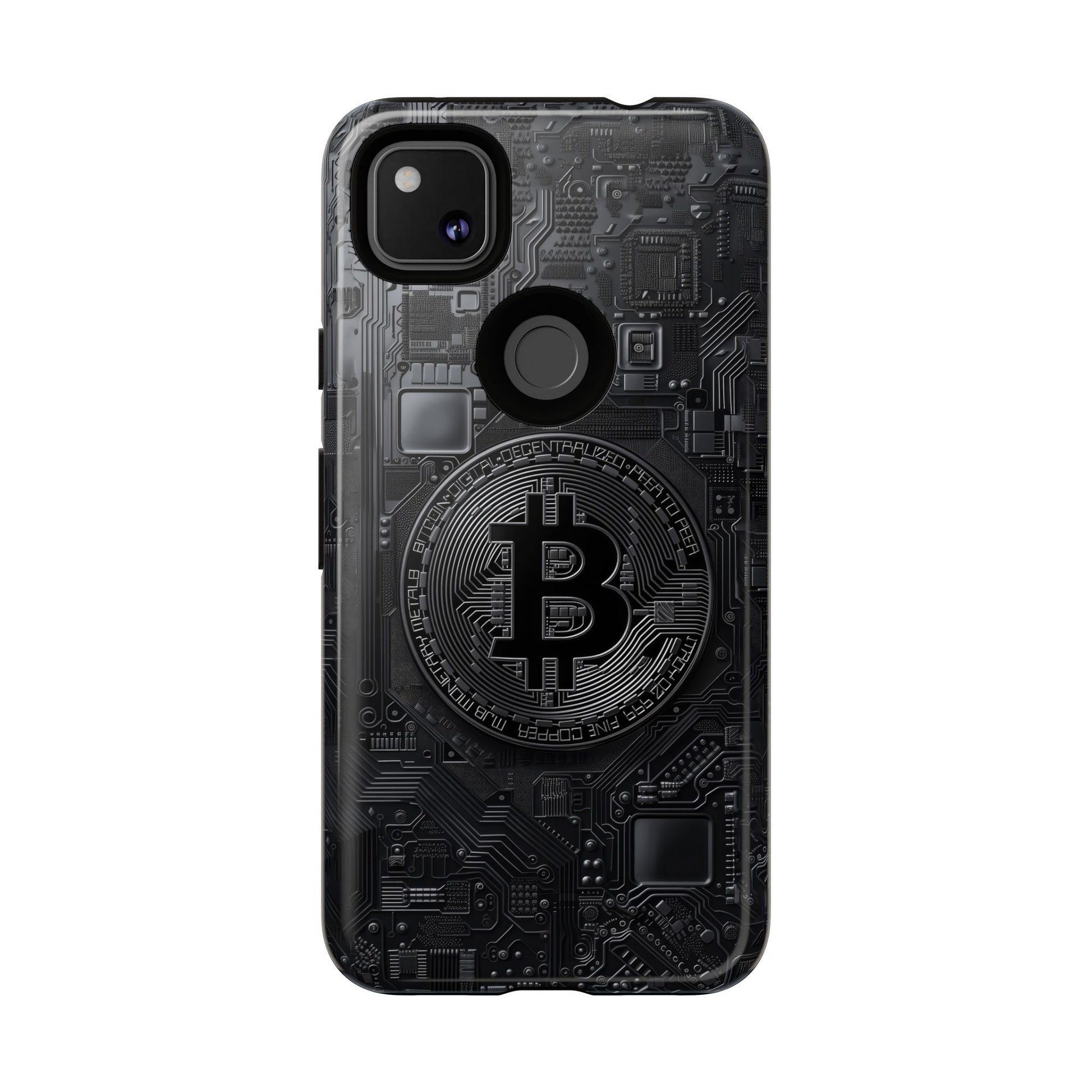 Bitcoin Google Pixel Tough Phone Case, Cryptocurrency Protection Cover