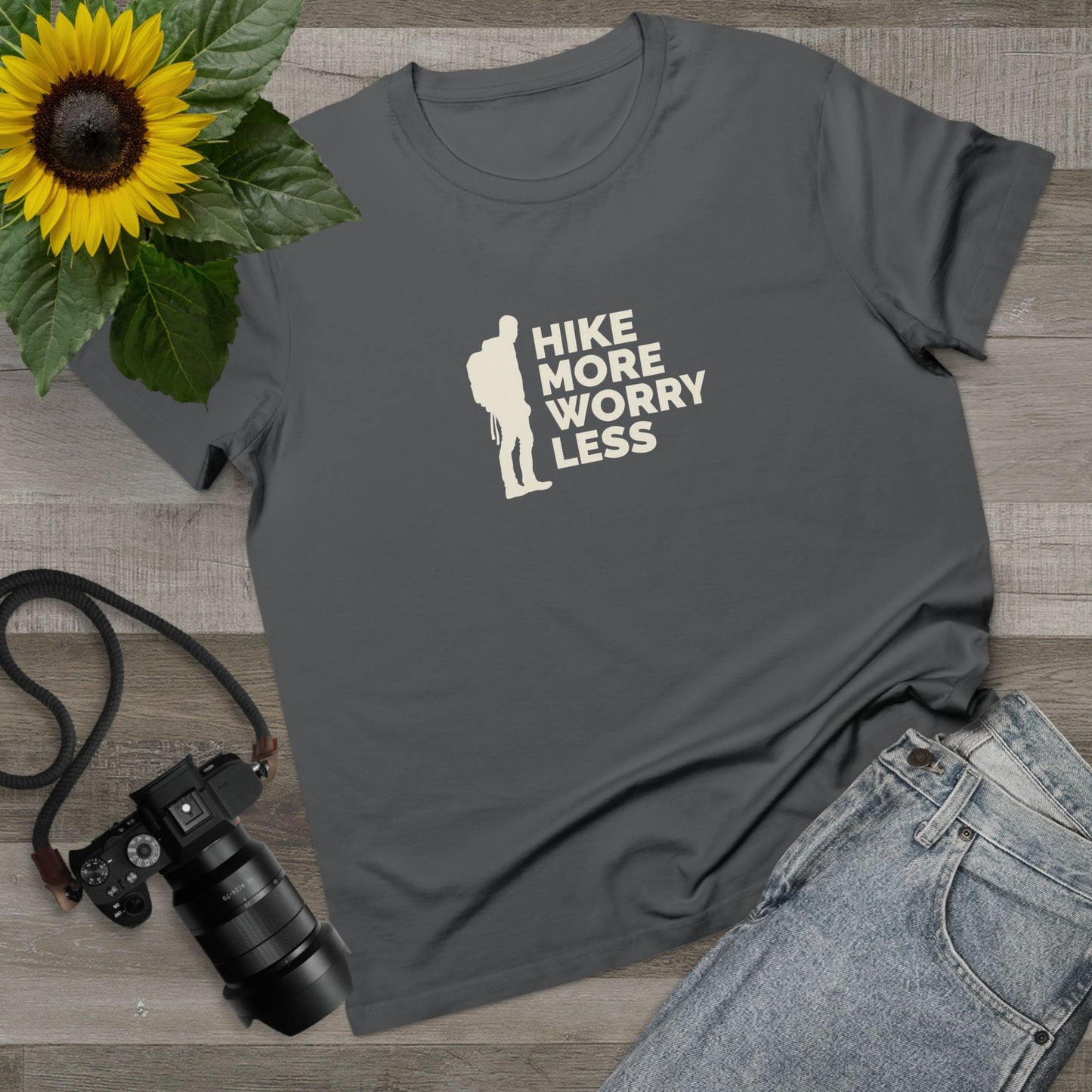 Hike More Worry Less Women’s Maple Tee