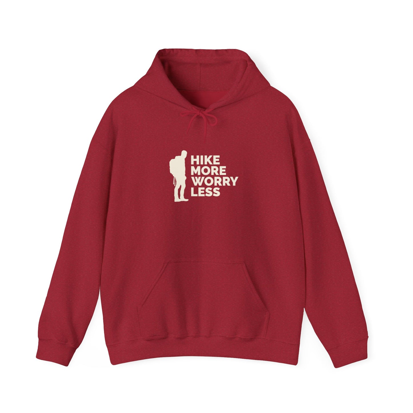 Hike More Worry Less Unisex Heavy Blend™ Hooded Sweatshirt