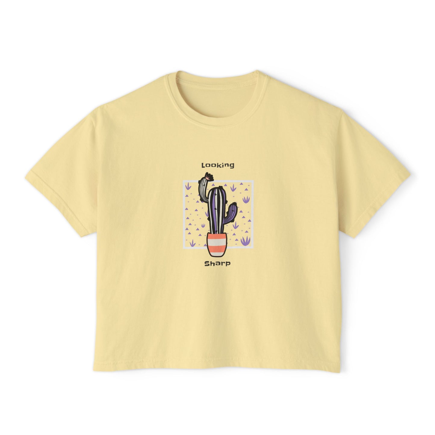 Camiseta cuadrada para mujer Looking Sharp 
