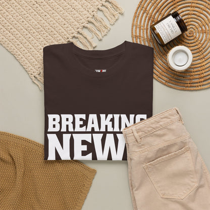 Breaking News Nobody Cares Unisex Cotton T-Shirt