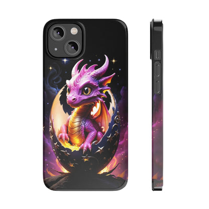 Fantasy Baby Dragon Slim Phone Case, Gift for Dragon Lovers