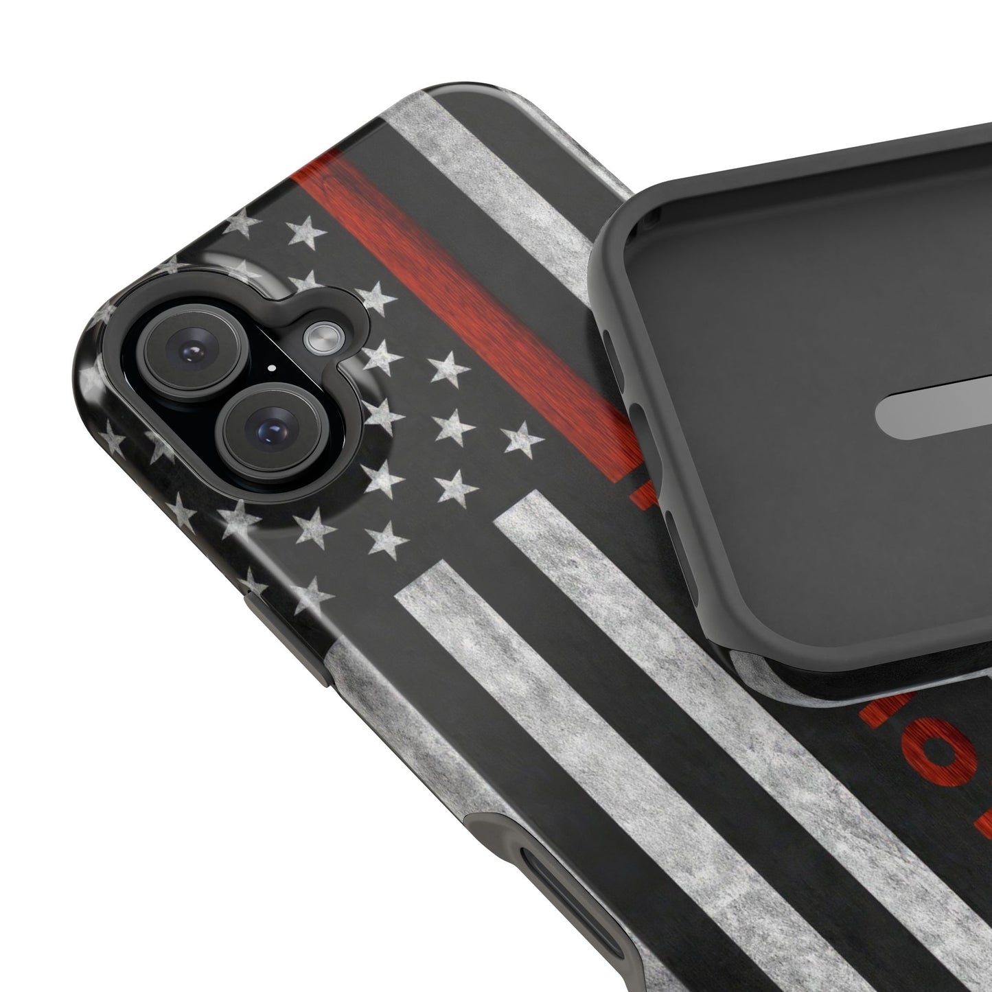 Red Line Magnetic Phone Cases, Firefighter Gift