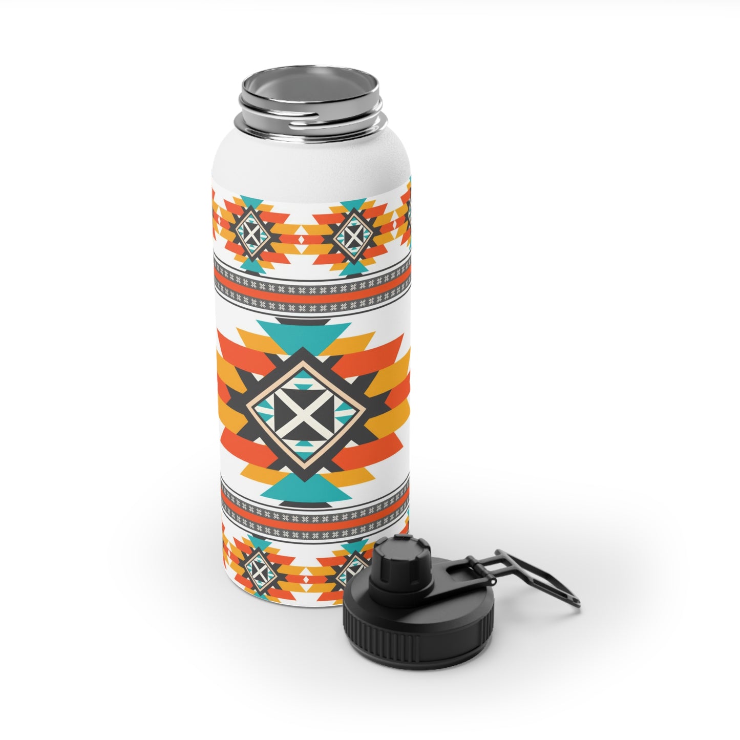 Native Harmony Stainless Steel Water Bottle, Sports Lid