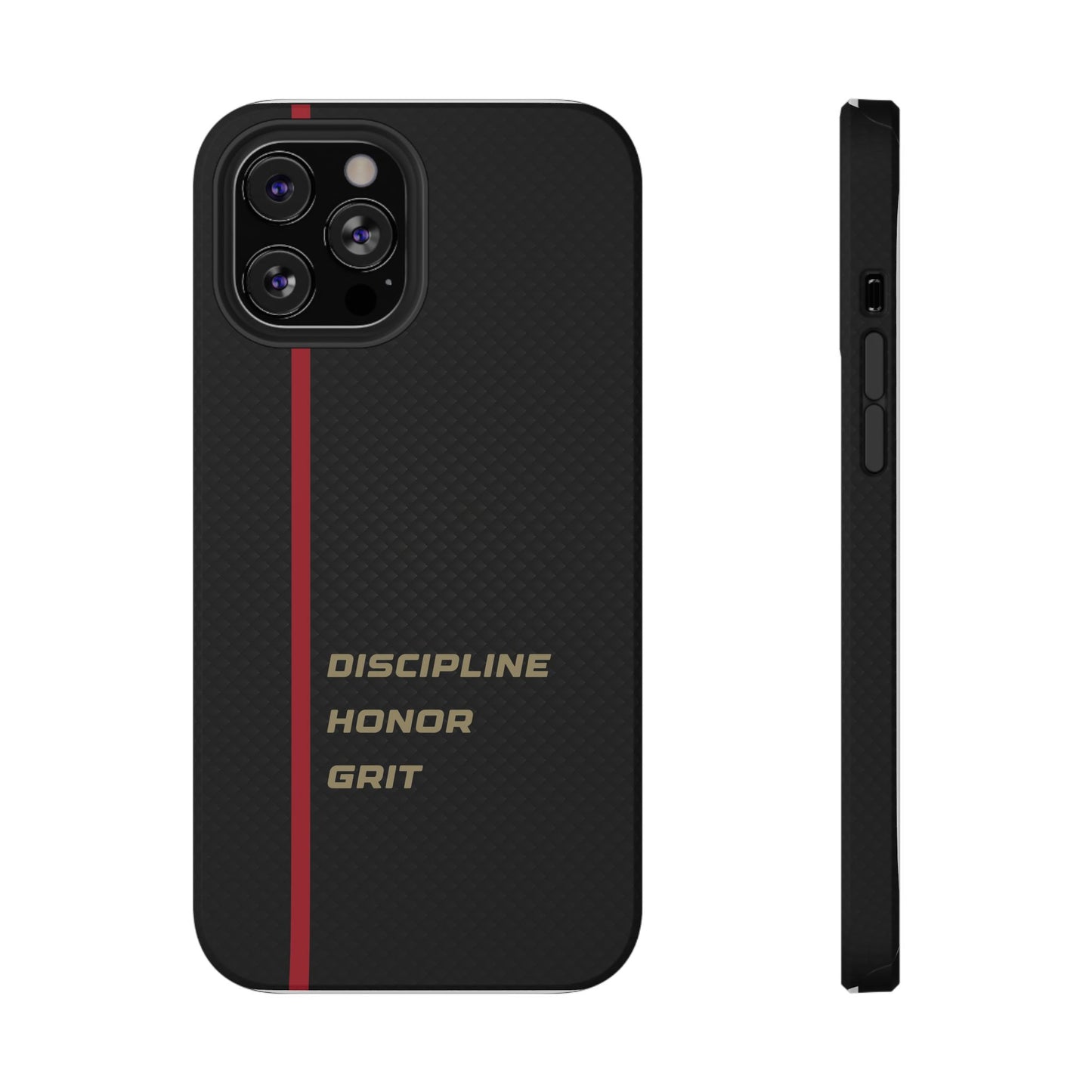 Discipline, Honor, Grit Impact-Resistant Phone Case