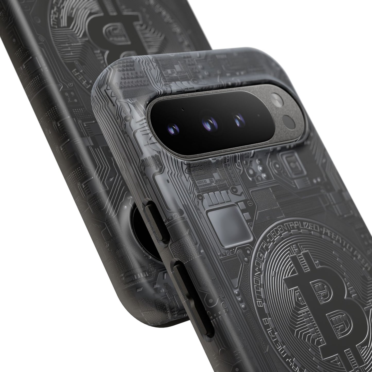 Bitcoin Google Pixel Tough Phone Case, Cryptocurrency Protection Cover