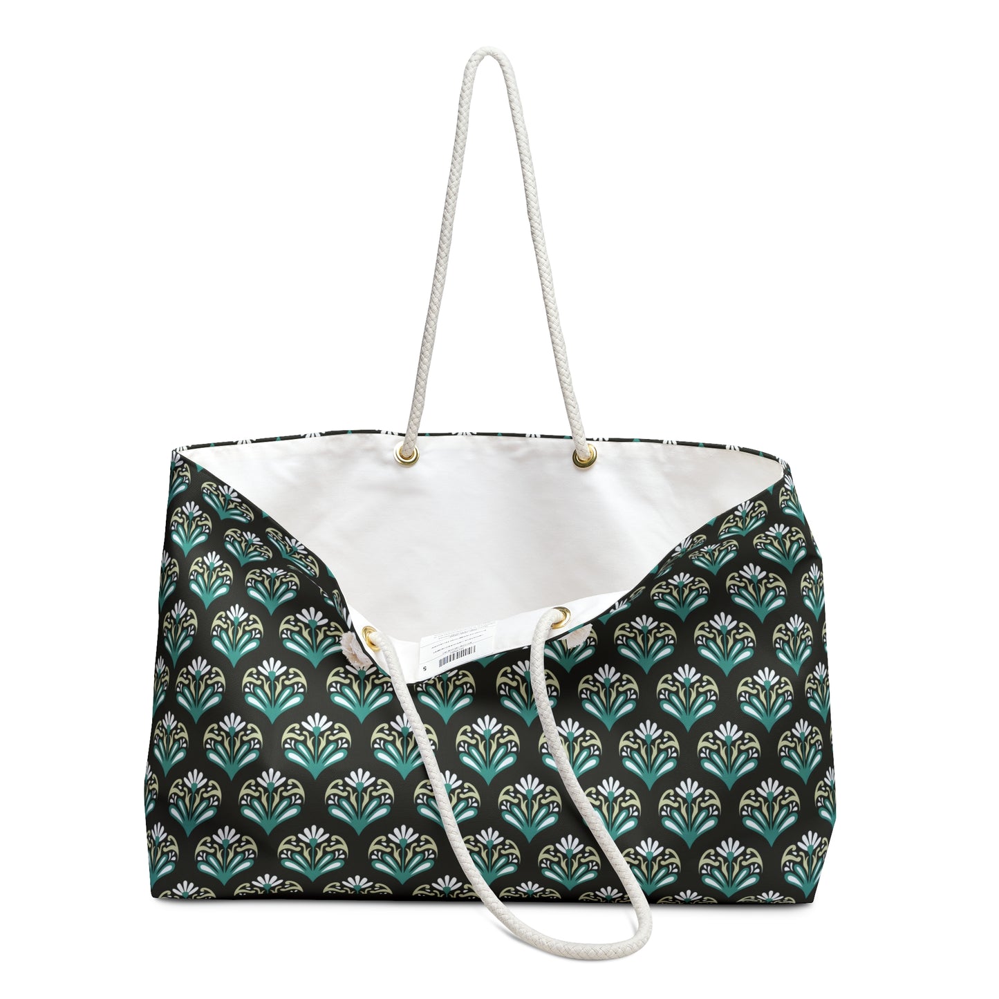 Classic Charm: Retro Flower Weekender Bag