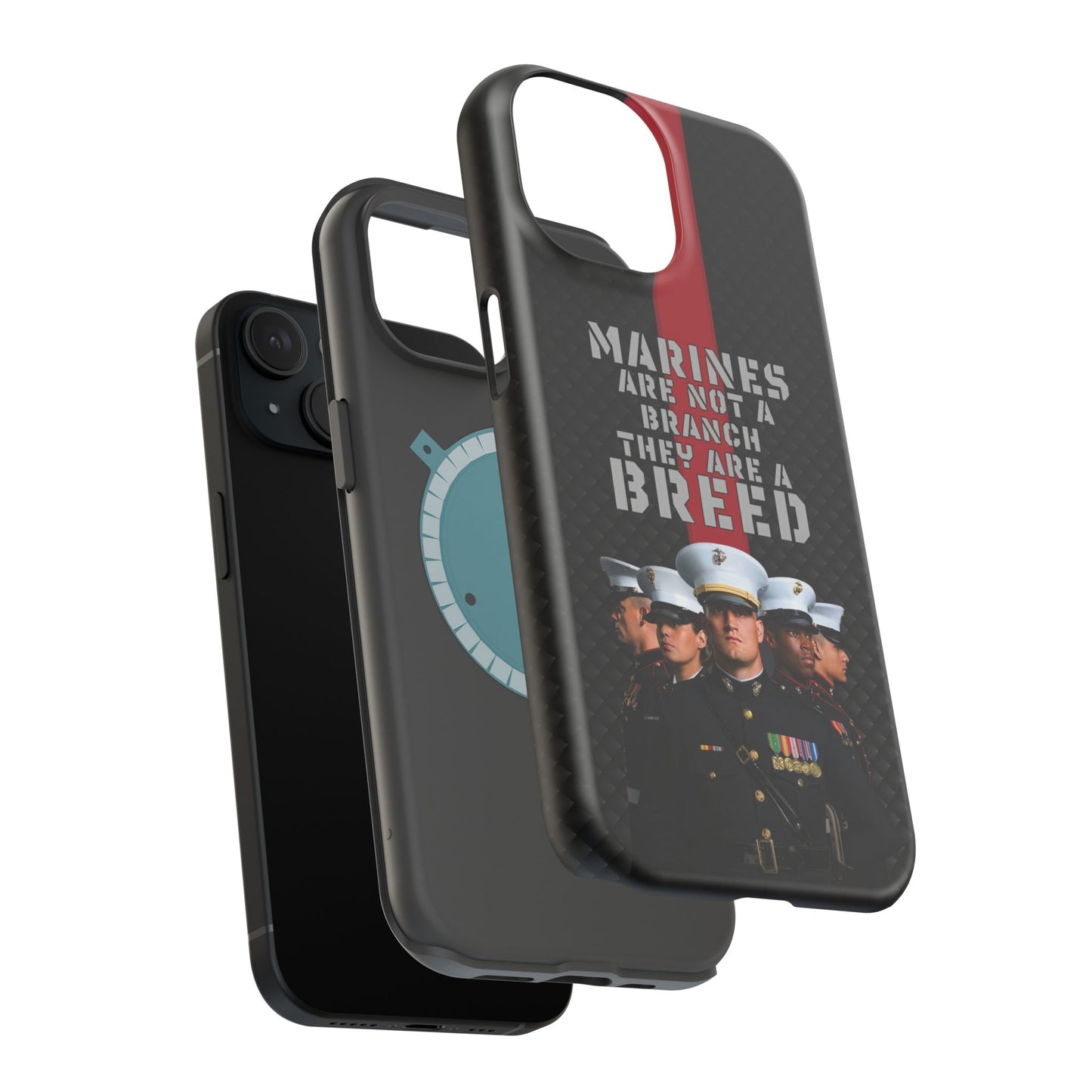 Marines Magnetic Tough Case - "Not a Branch, a Breed" Military iPhone Cover
