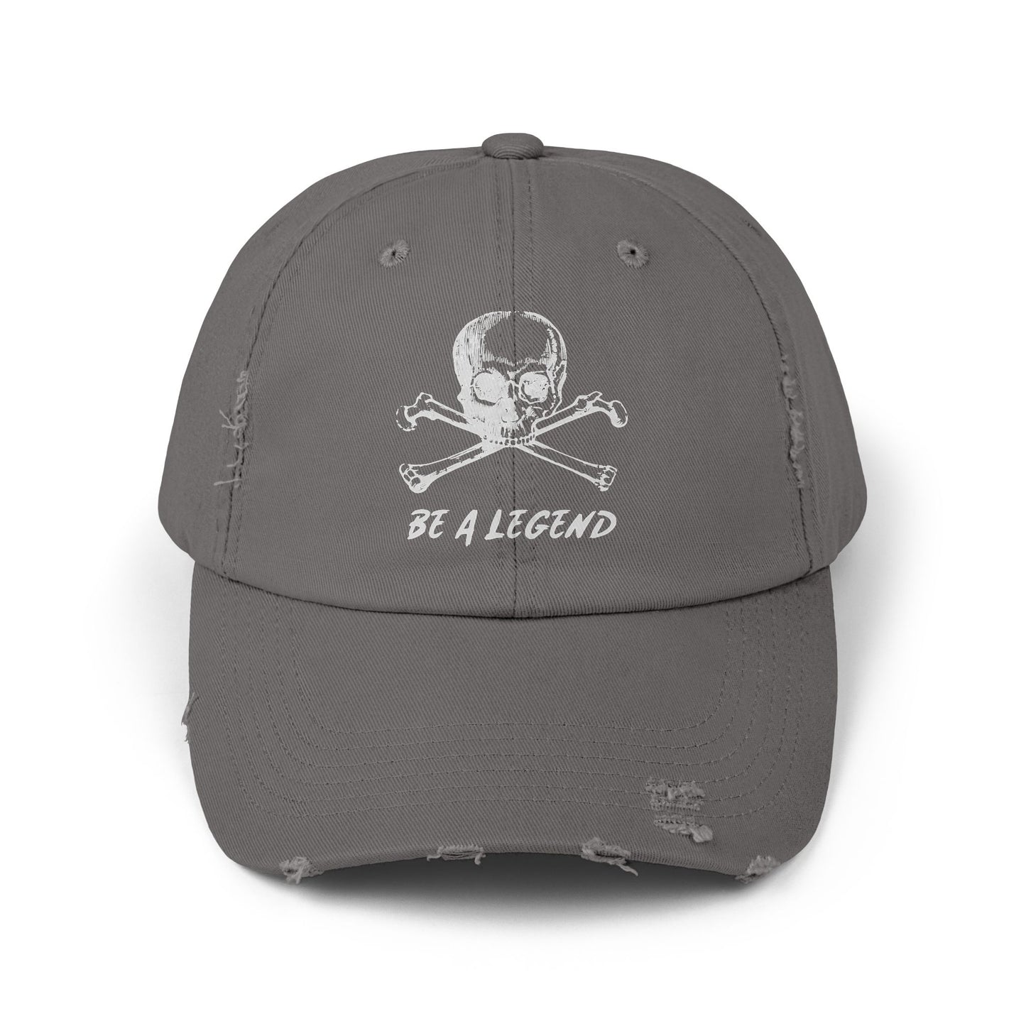 Be A Legend Unisex Distressed Cap