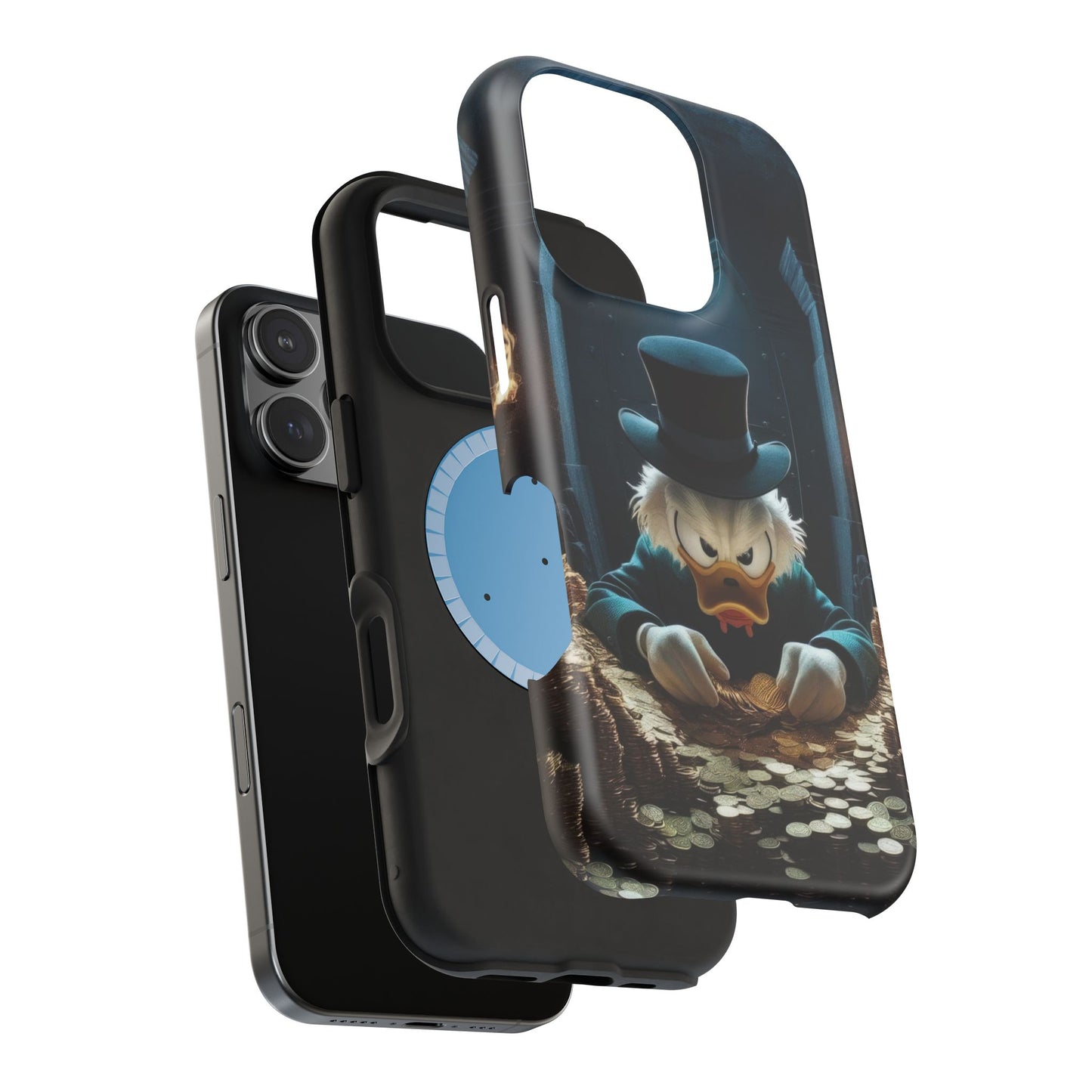 Magnetic Phone Case - Scrooge McDuck Design