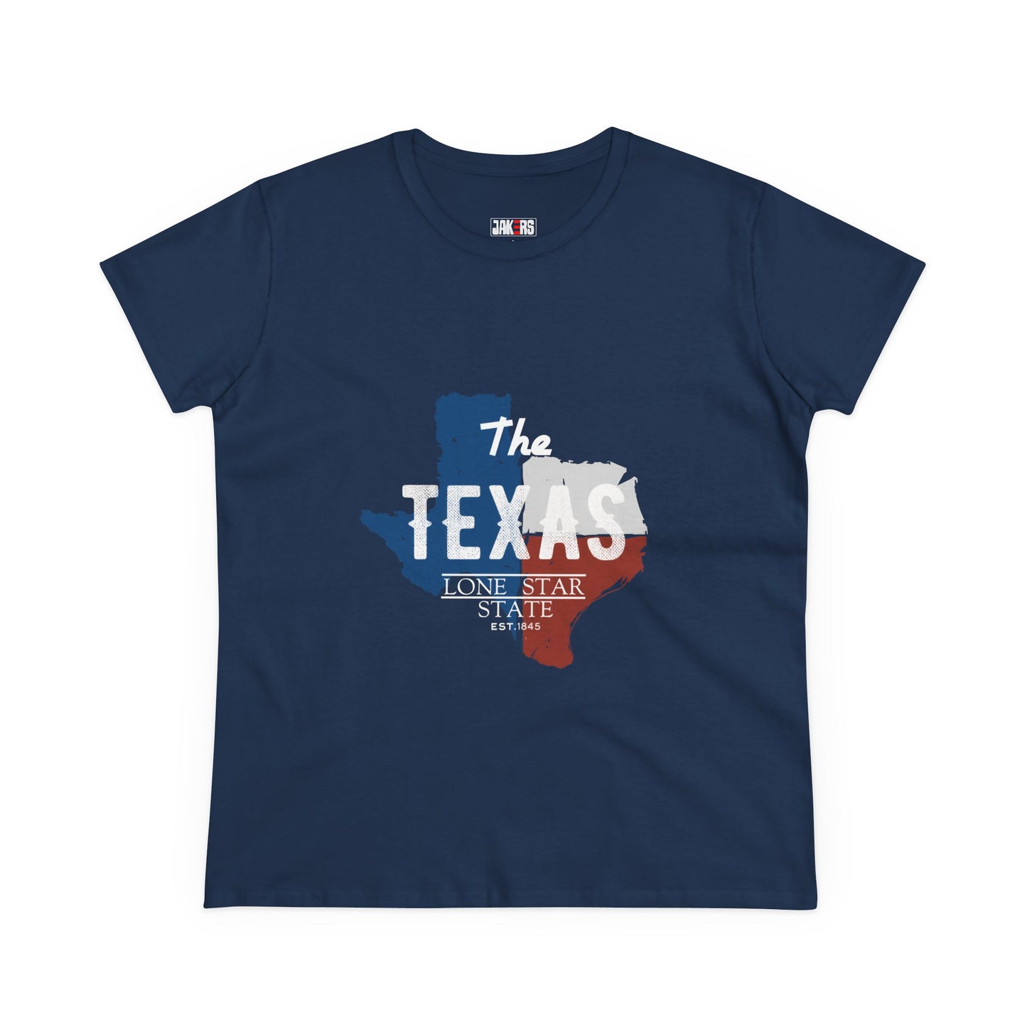 Texas Lone Star State Women's Midweight Cotton Tee