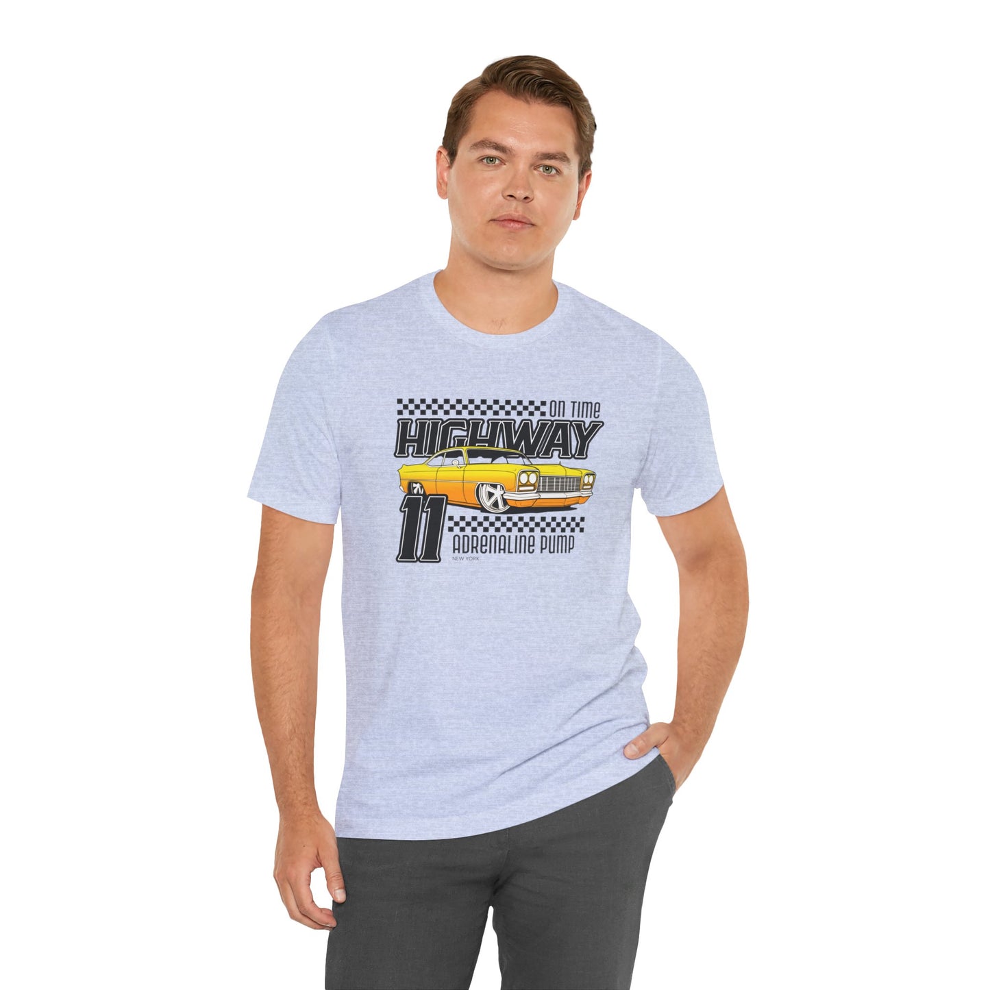 On Time Highway Adrenaline Pump Unisex Jersey Short Sleeve Tee