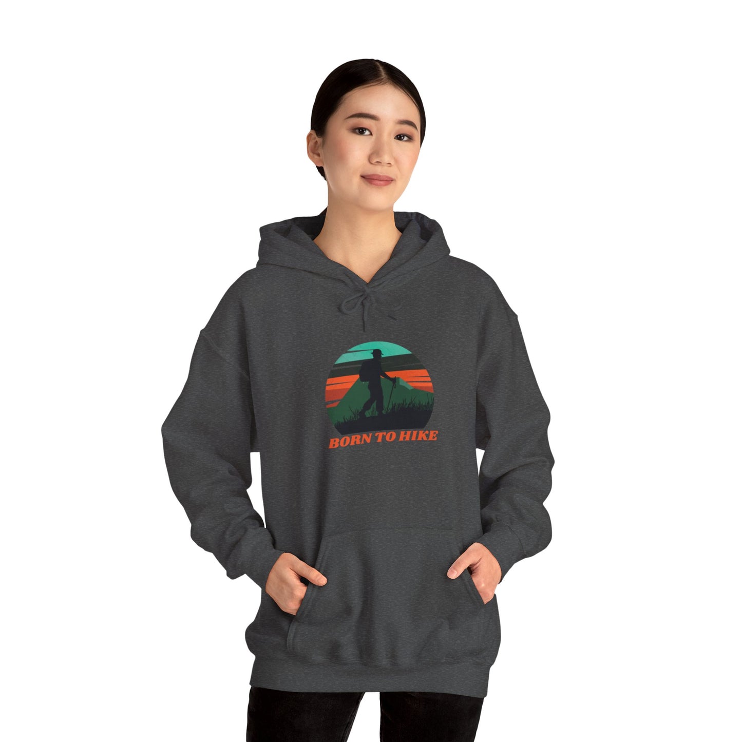 Born To Hike Unisex Heavy Blend™ Hooded Sweatshirt