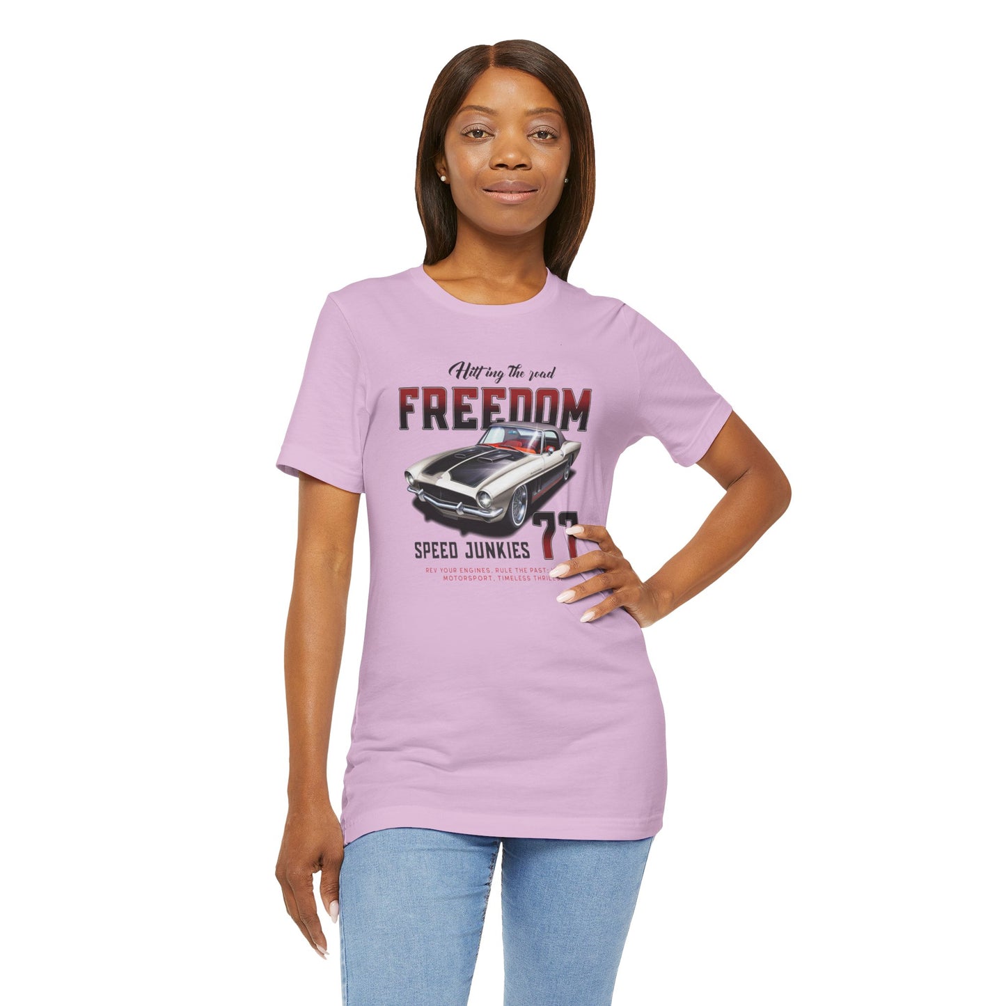 Hitting The Road Freedom Unisex Jersey Short Sleeve Tee