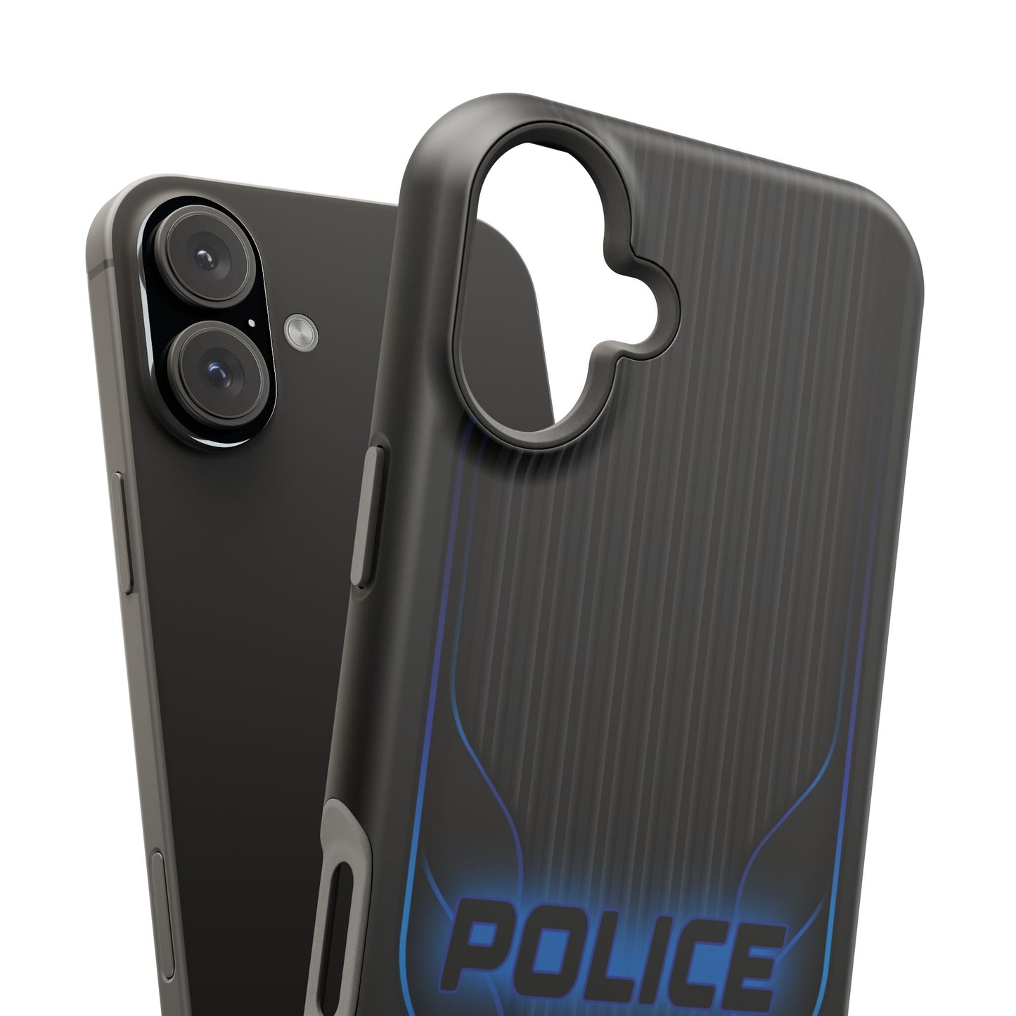 Police Magnetic Phone Cases, Blue Light