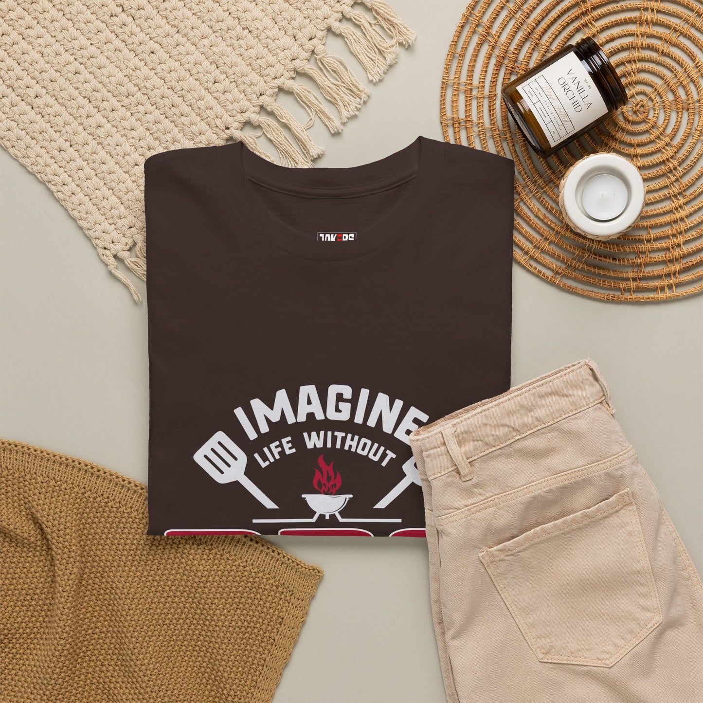BBQ Lovers Unisex Heavy Cotton Tee - 'Imagine Life Without BBQ'