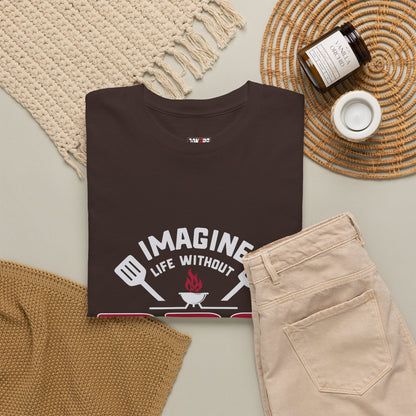 BBQ Lovers Unisex Heavy Cotton Tee - 'Imagine Life Without BBQ'