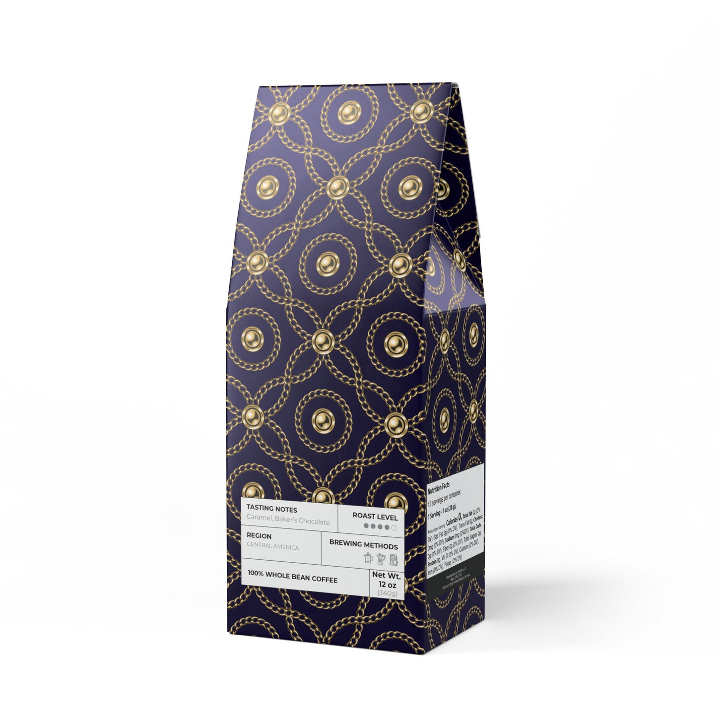 Flathead Valley Coffee Blend (Medium-Dark Roast) / Tasting notes: Warm spice, caramel, and dark chocolate