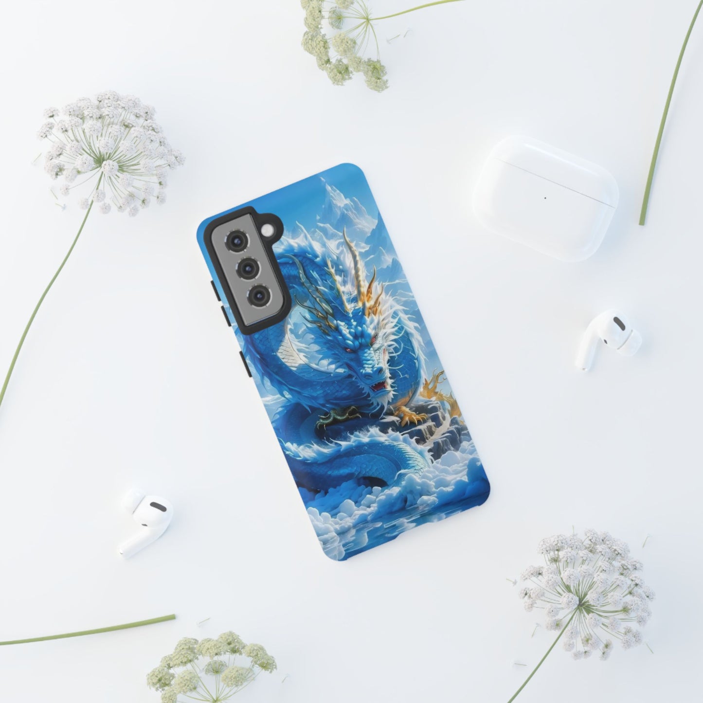 Ice Dragon Samsung Phone Case Fantasy Phone Cover