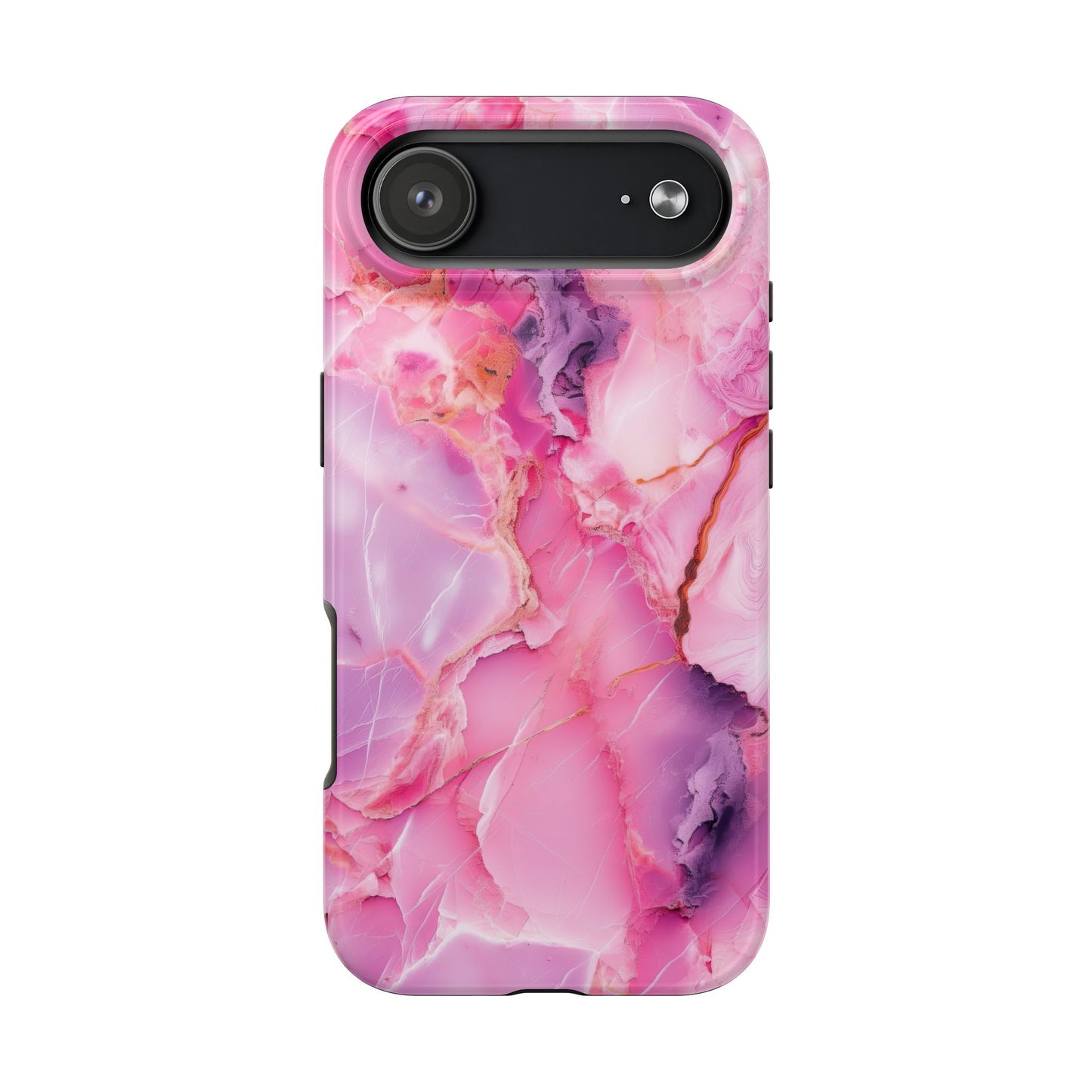 Pink Marble Tough Cases for iPhone, Stylish Protective Covers