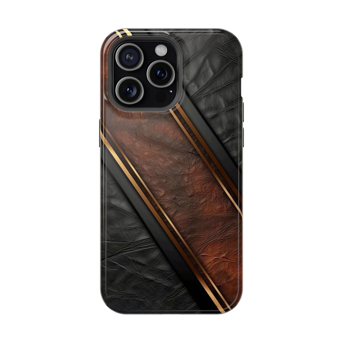 Stylish Leather Texture Magnetic Tough Cases
