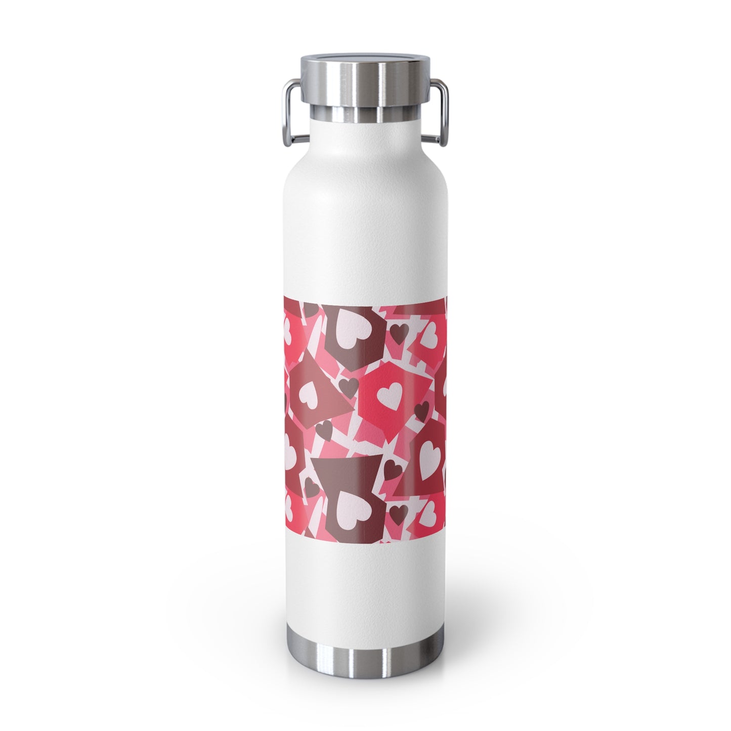 Love in Style Copper Vacuum Insulated Bottle, 22oz