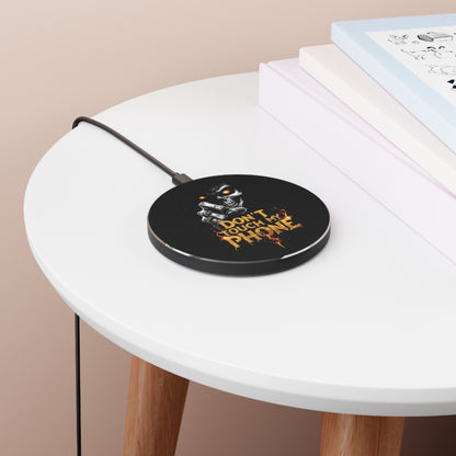 Gothic 10W Qi Certified Fast Wireless Charging Pad, Don't Touch My Phone