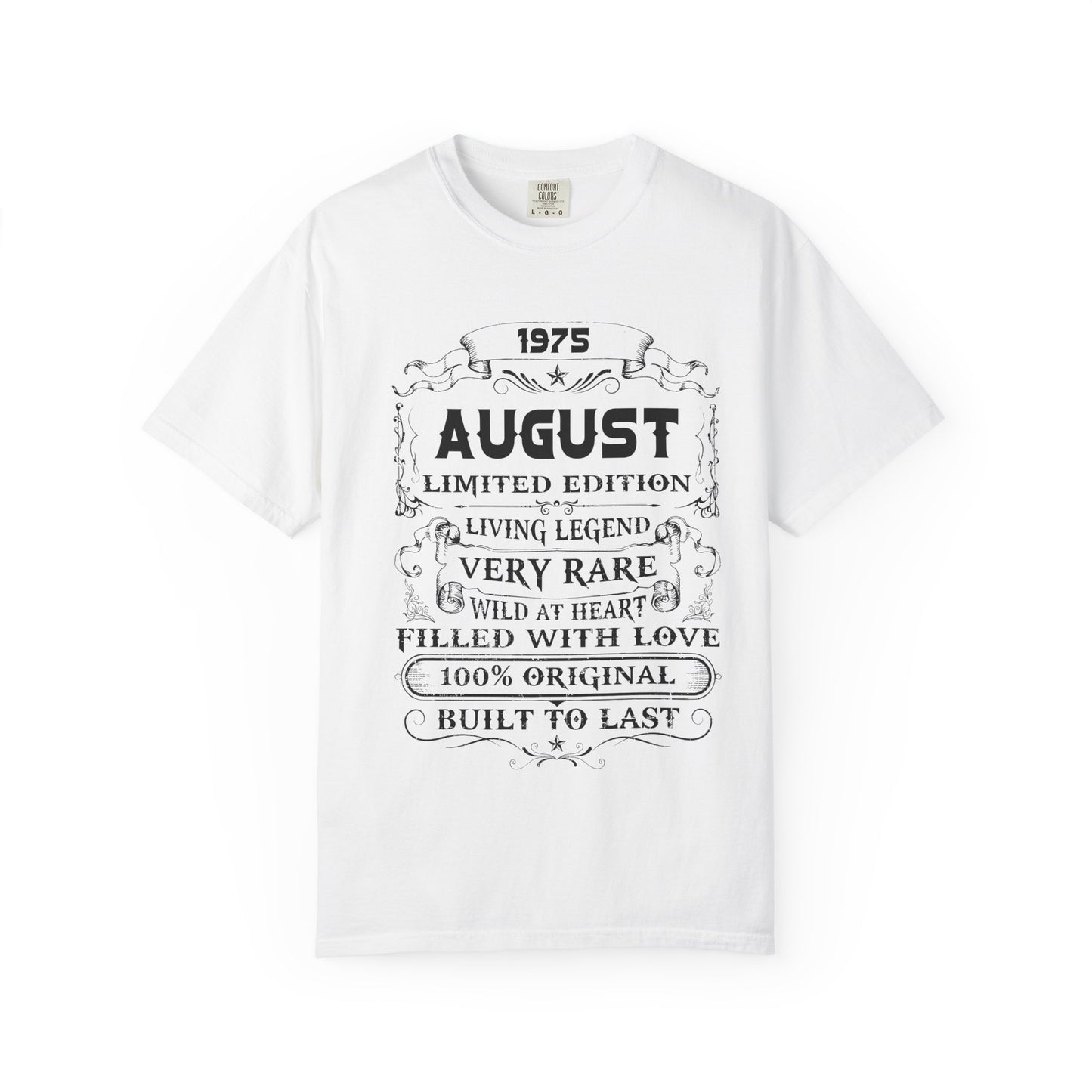 Vintage Typography Tee - Living Legend Birthday T-Shirt