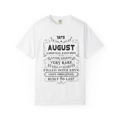 Vintage Typography Tee - Living Legend Birthday T-Shirt
