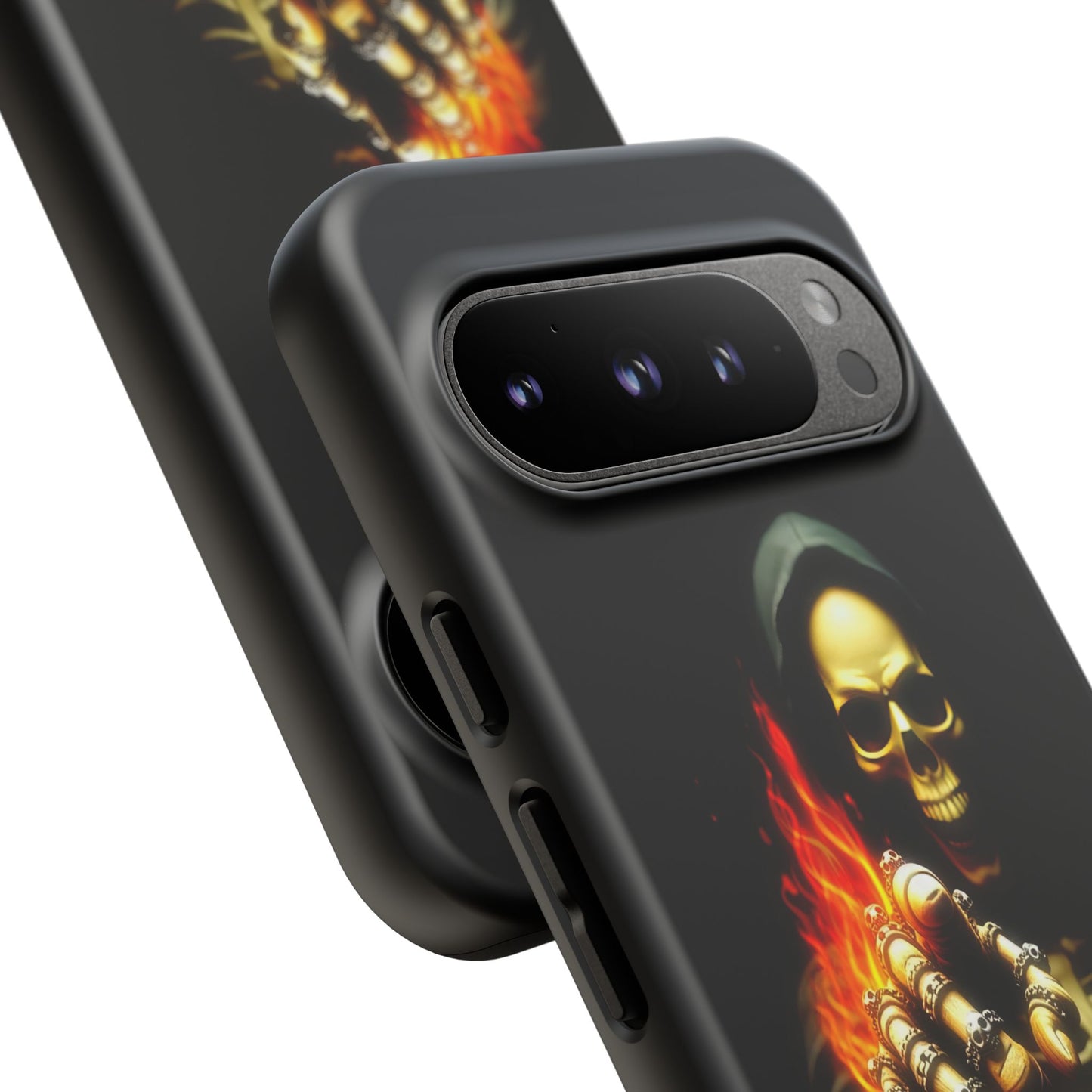 Skull Design Google Pixel Phone Case, Don't Touch My Phone Mobile Cover