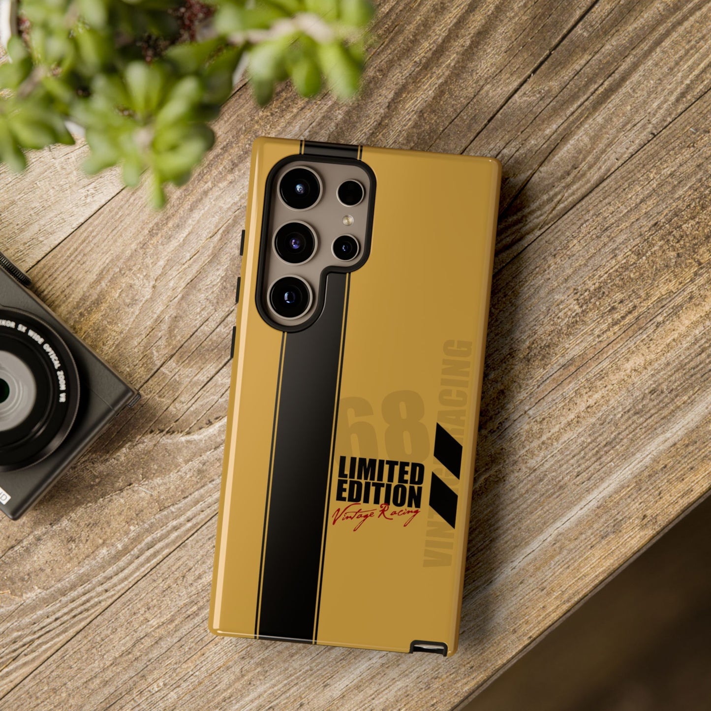 Vintage Racing 68 Tough Case, Retro Racecar Design