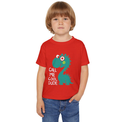 Cool Dude Toddler T-Shirt - "Call Me Cool Dude"