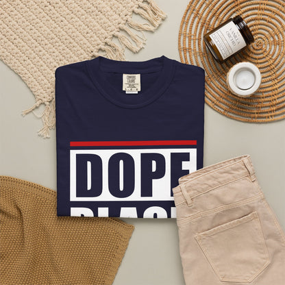 Dope Black Dad Garment-Dyed T-Shirt | Cool Dad Apparel