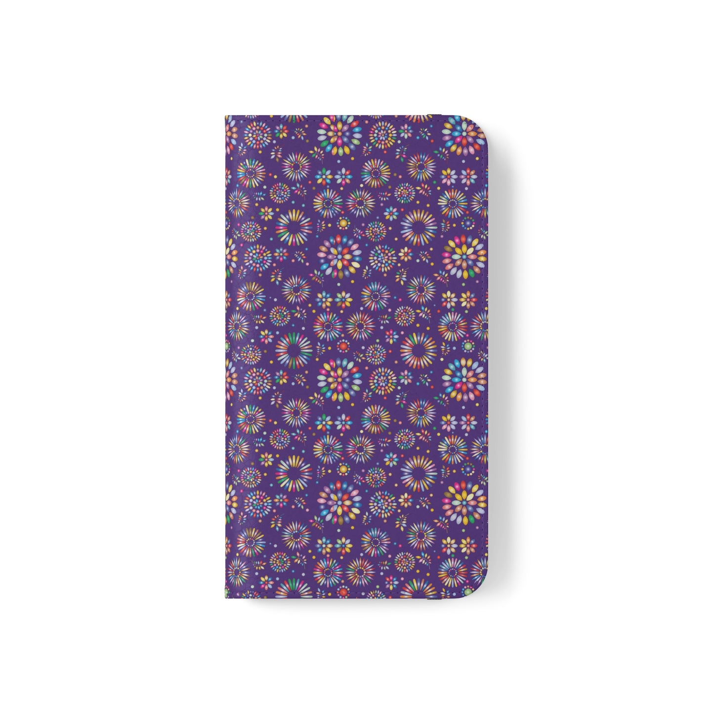 Vibrant Vibes Flip Cases / Purple