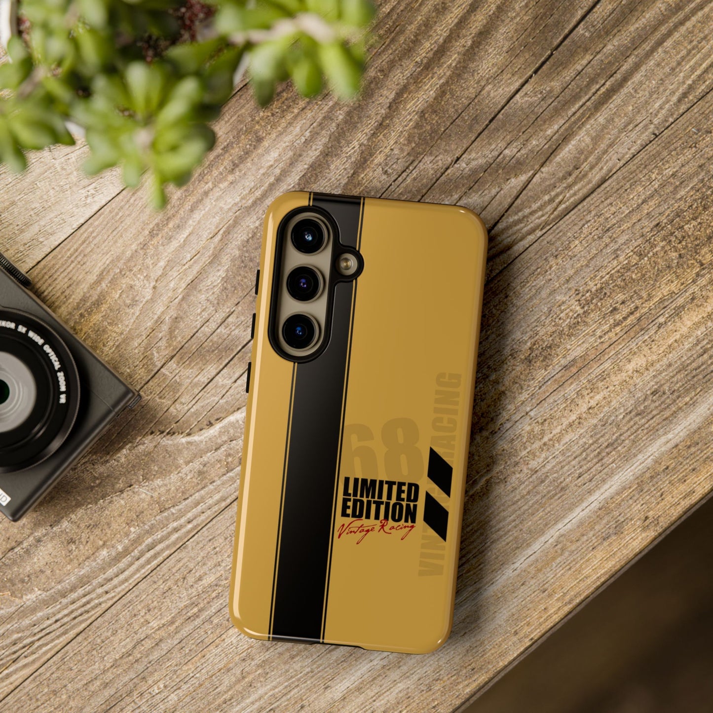 Vintage Racing 68 Tough Case, Retro Racecar Design